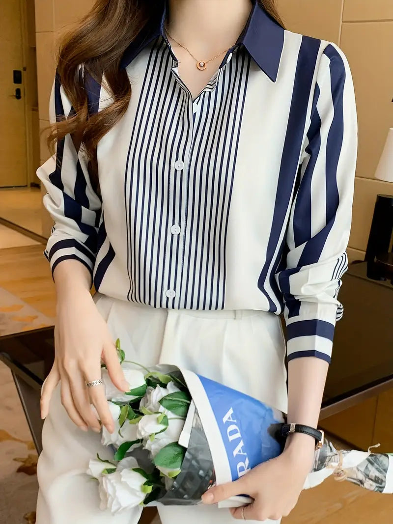 Nautical Stripes Panel Shirt