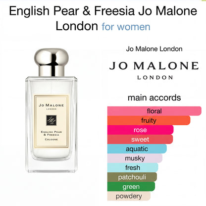 Jo M*lone English p*er and fre*ia Cologne