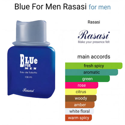 R*saasi Blluue Forr Men EDT
