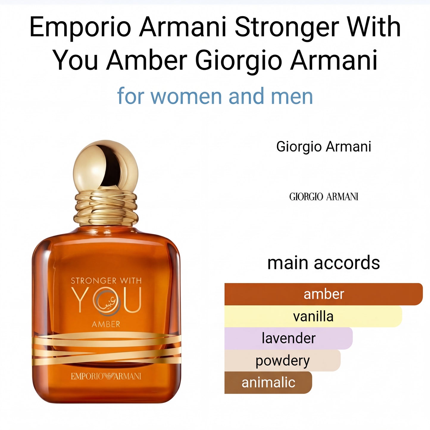 E*poorio Ar*aani Str*nger With Youu Amber EDP