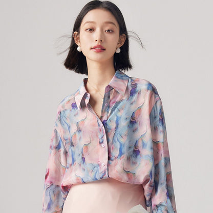 Dreamy Strokes Print Shirt